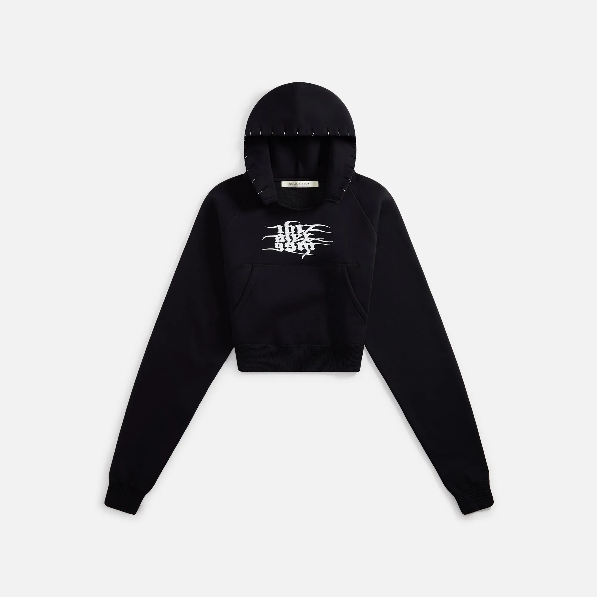 1017 ALYX 9SM Piercing Crop Hoodie - Black