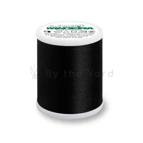 #1800 Black - Polyneon No.40 (Embroidery Thread, 1000m)