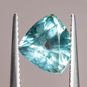 2.57CT TRILLION MONTANA SAPPHIRE, COLOR CHANGING TEAL TO PURPLE GREY, UNTREATED, 9.29X8.31MM