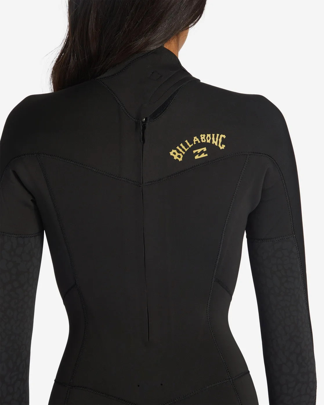 3/2 Synergy Back Zip Full Wetsuit - Wild Black