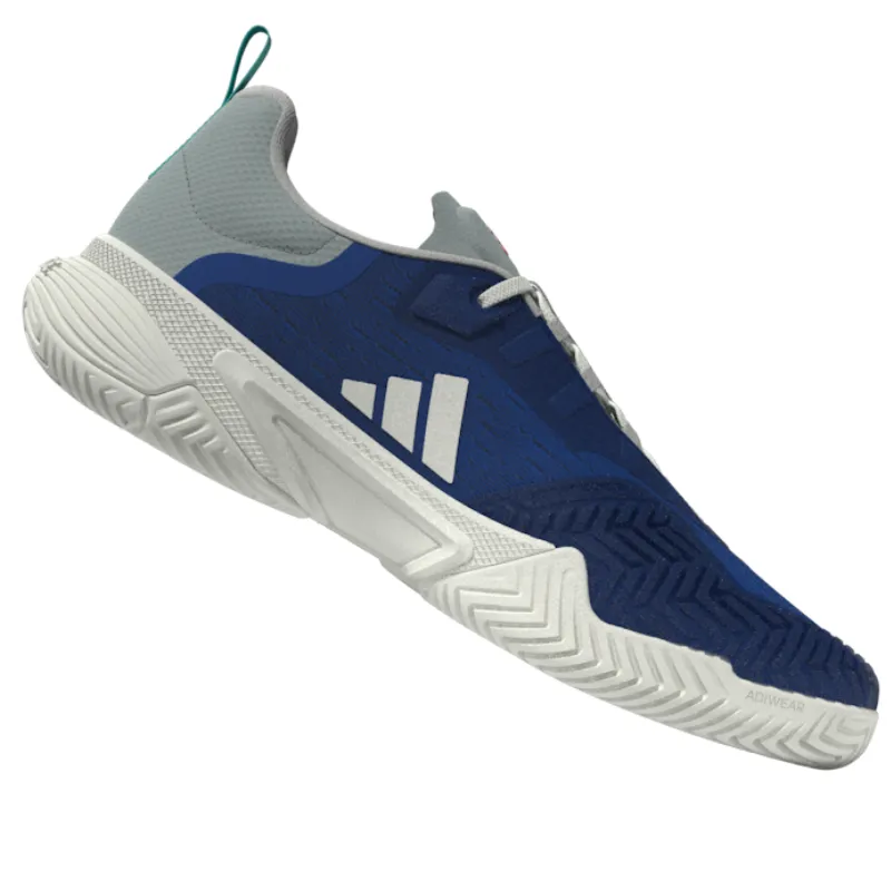 Adidas Barricade Mens Tennis Shoes - Team Royal Blue / Off White / Bright Red