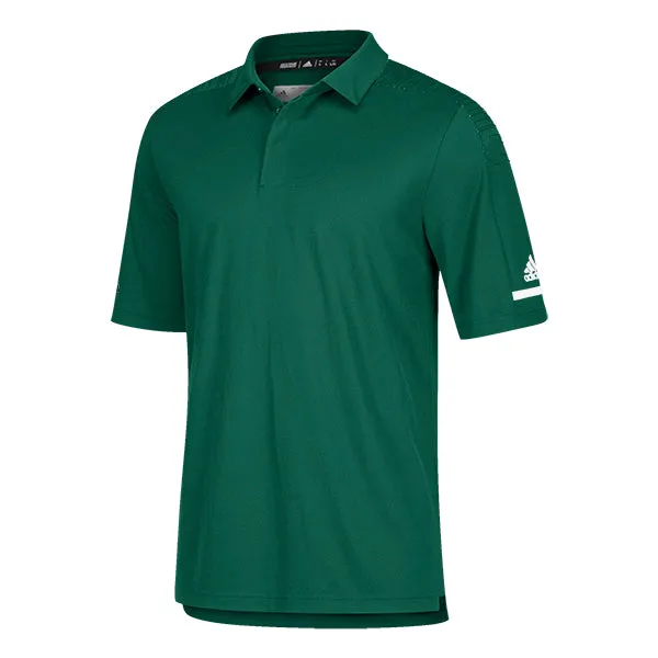 adidas Men's Dark Green/White Team Iconic Coaches Polo