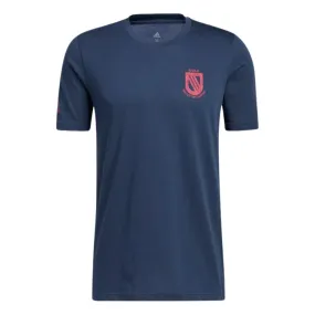 Adidas T-Shirt Golf Champion Heren Navy Pink