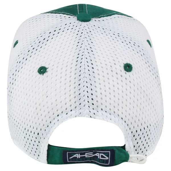 AHEAD Georgia Green/White Lightweight Mesh Back Cap