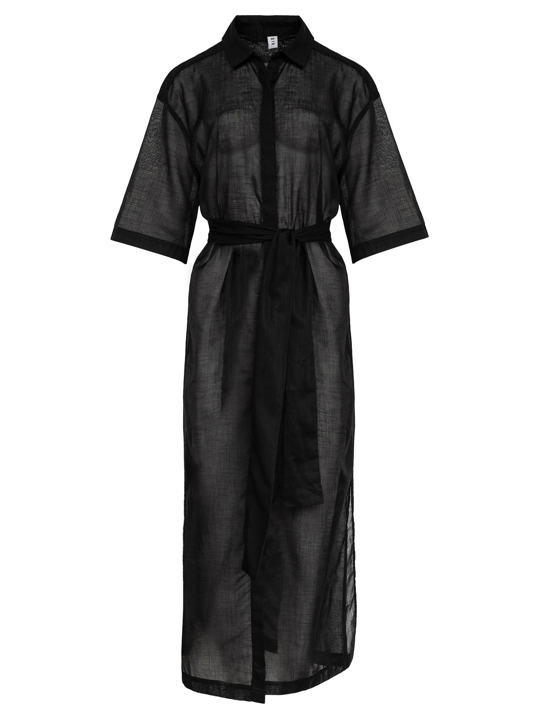 Alina Maxi Shirt Dress