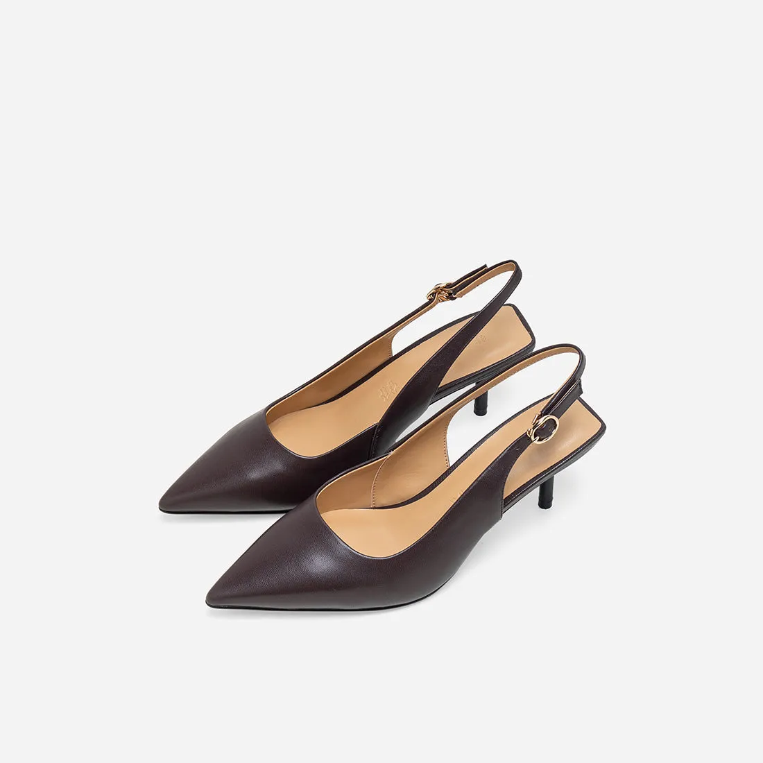 Ally Leather Slingback Pumps