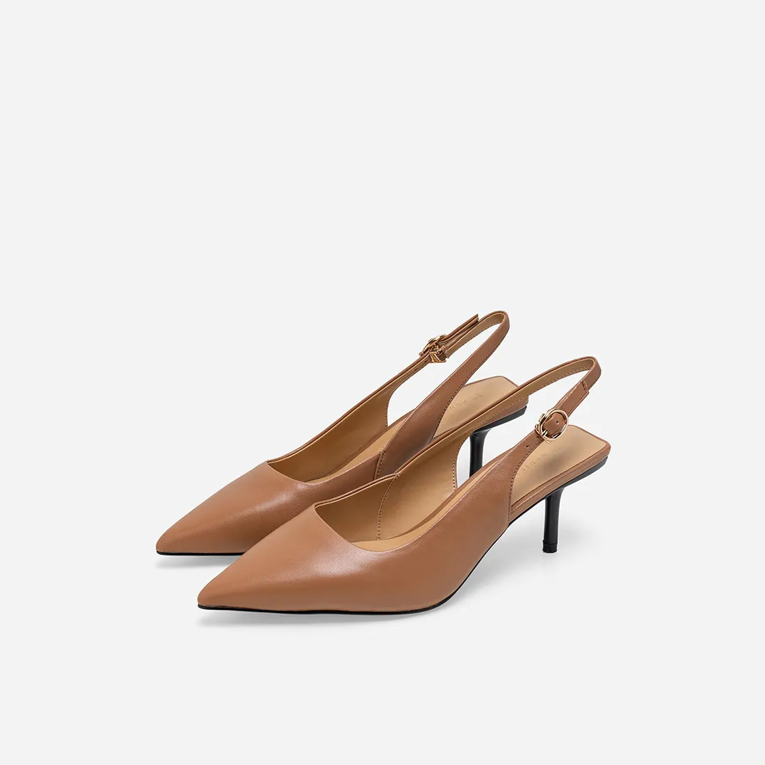 Ally Leather Slingback Pumps