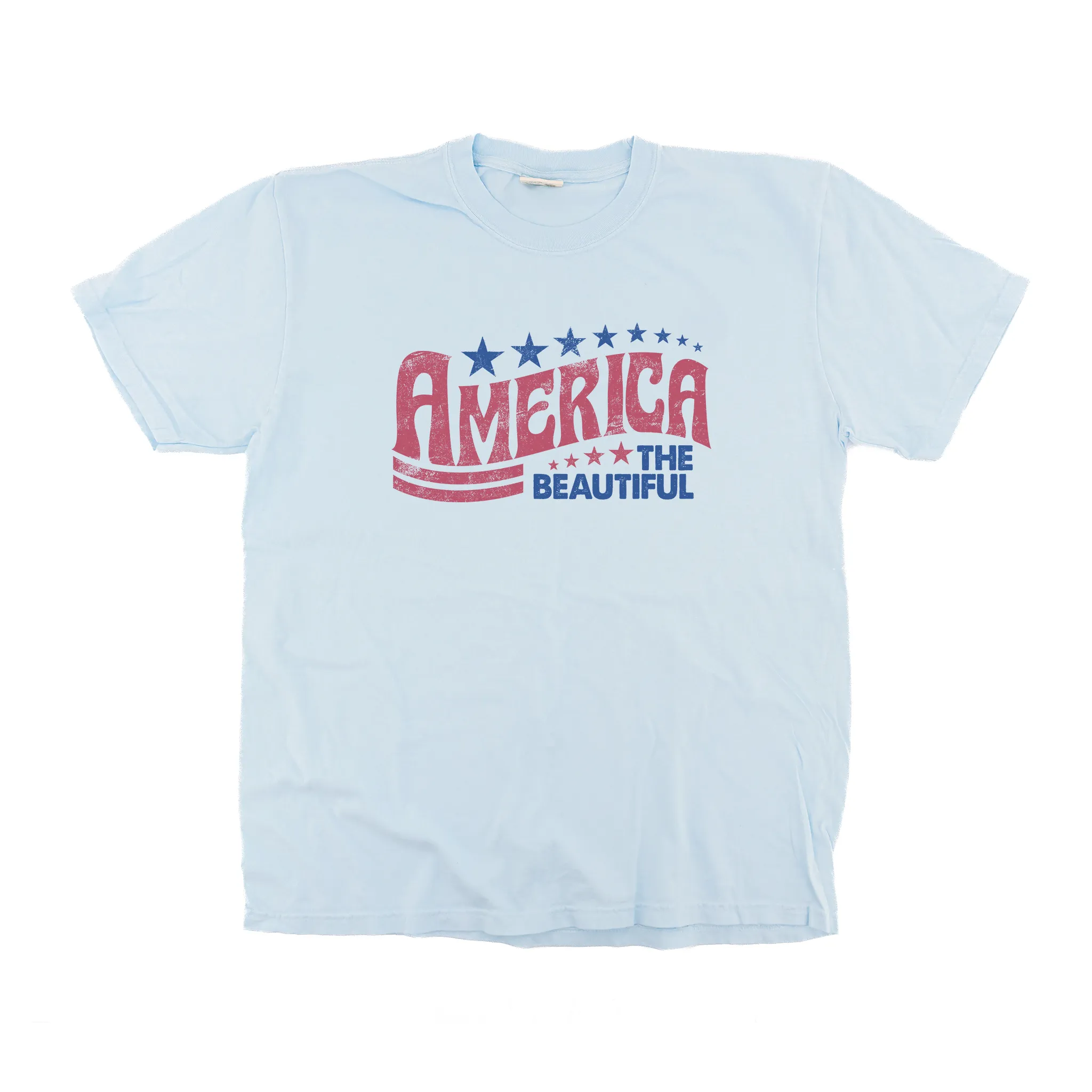 America The Beautiful - Tee (Pale Blue)