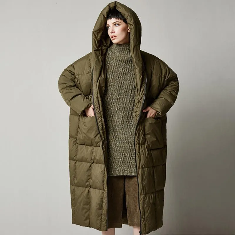 Babakud Winter Loose Large Size Hooded Cotton Coat