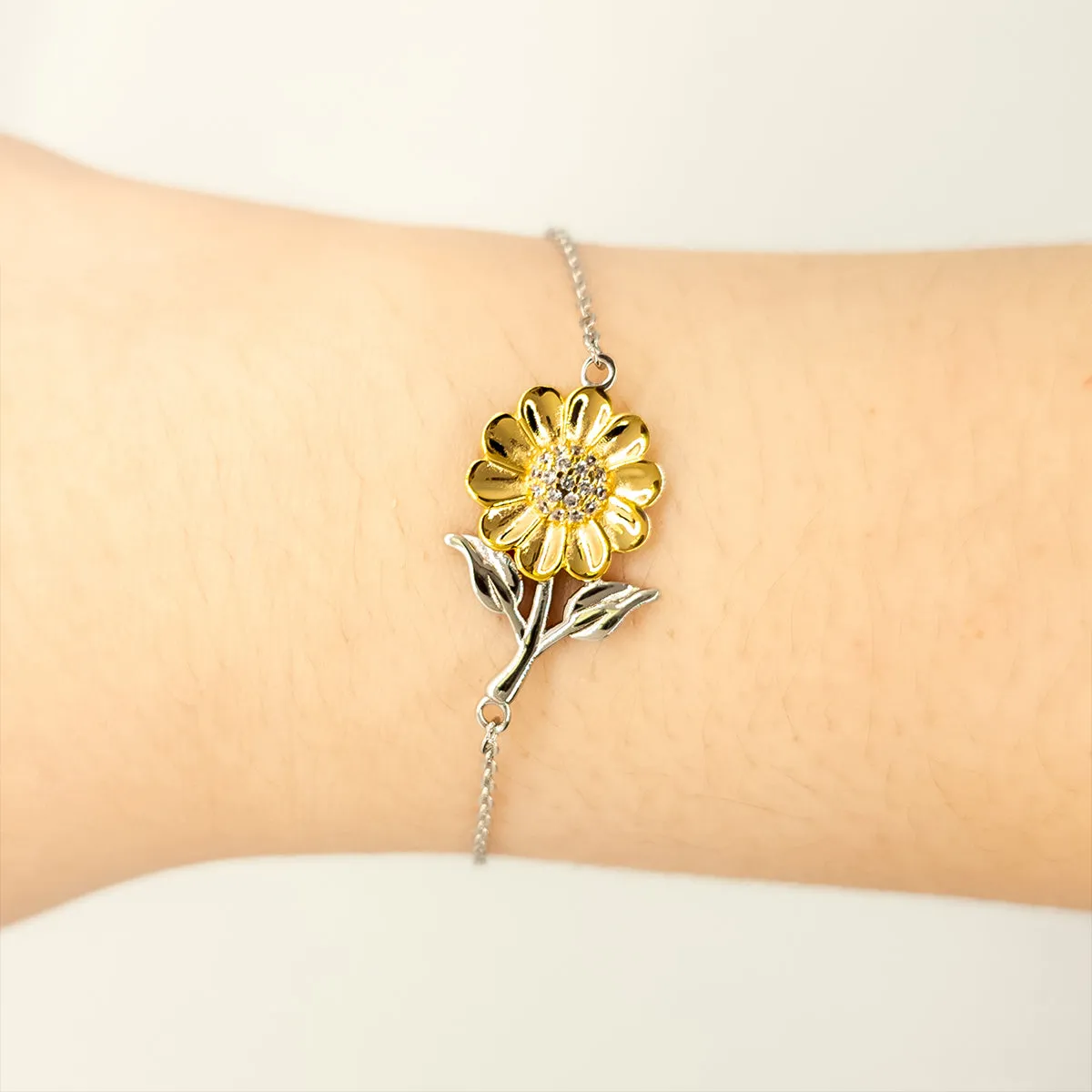 Badass Inspector Gifts, I'm Inspector not a magician, Sarcastic Sunflower Bracelet for Inspector Birthday Christmas for  Men, Women, Friends, Coworkers