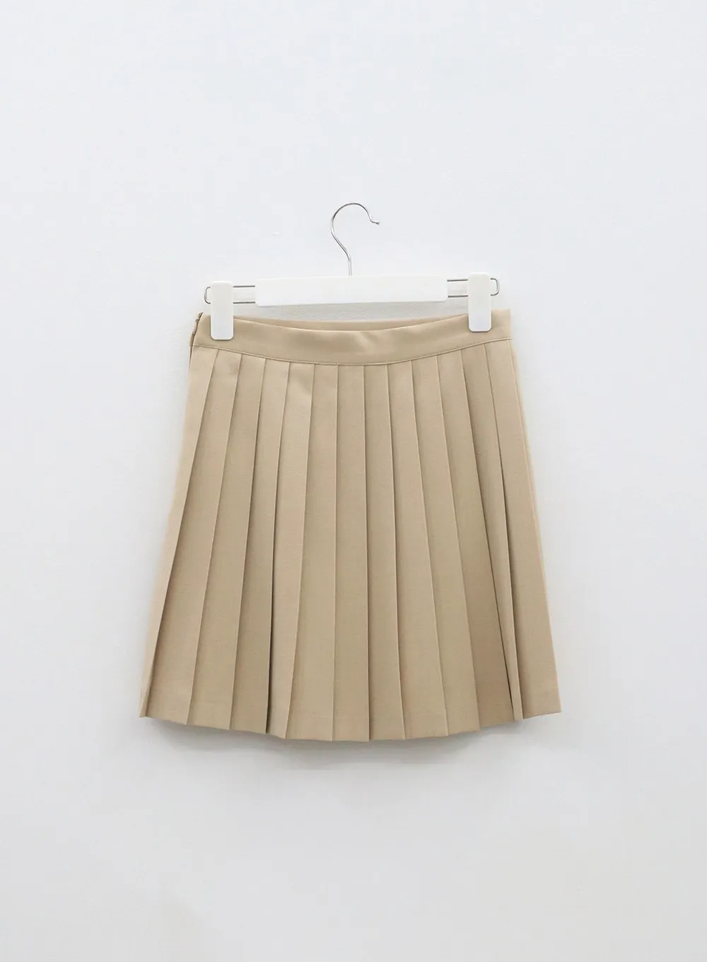 Basic Pleated Mini Skirt OF308