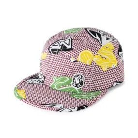 Billionaire Boys Club BB Spotted Diamond Panel Hat (White)