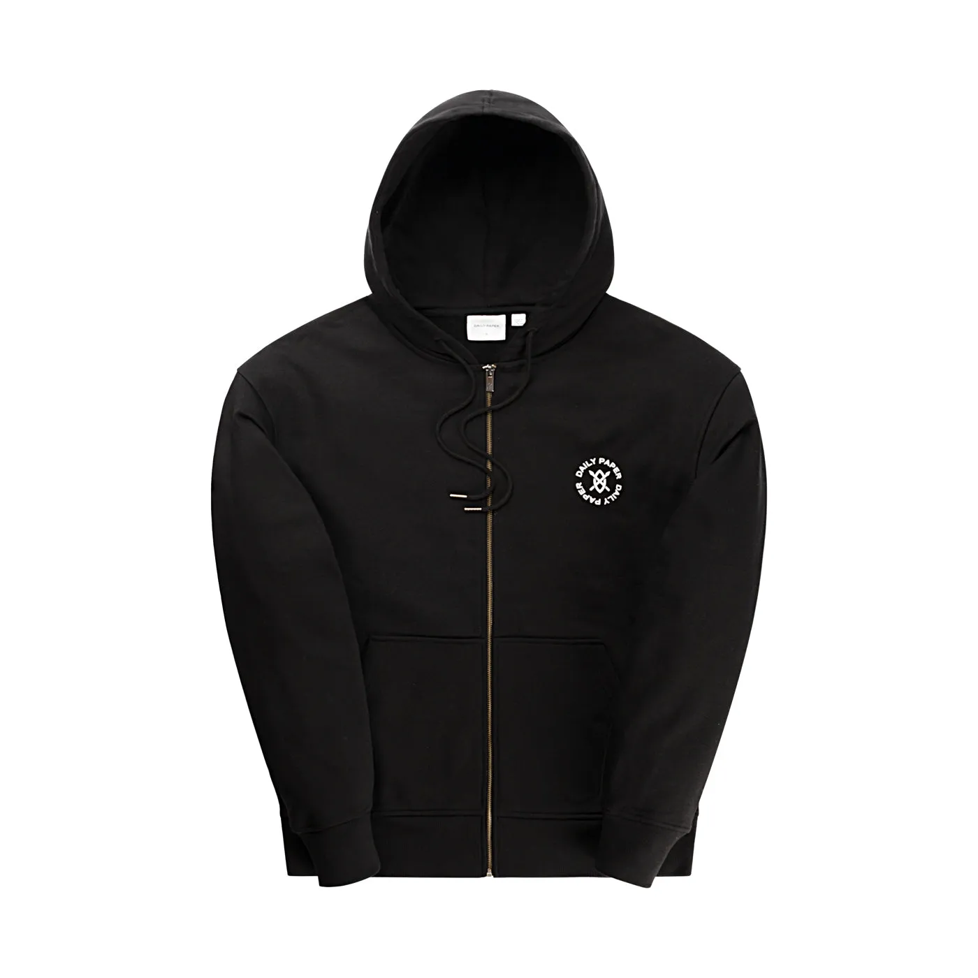 Black Ezar Zip Hoodie