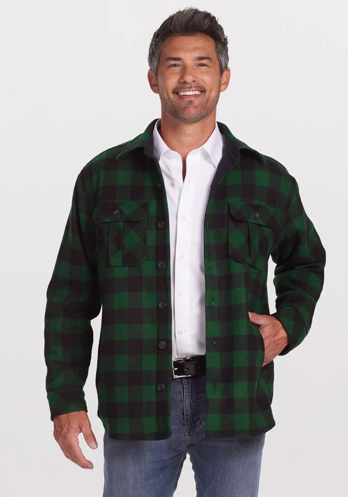 Burlington Jacket - Green Black Plaid