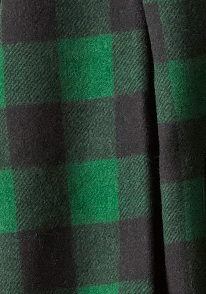 Burlington Jacket - Green Black Plaid