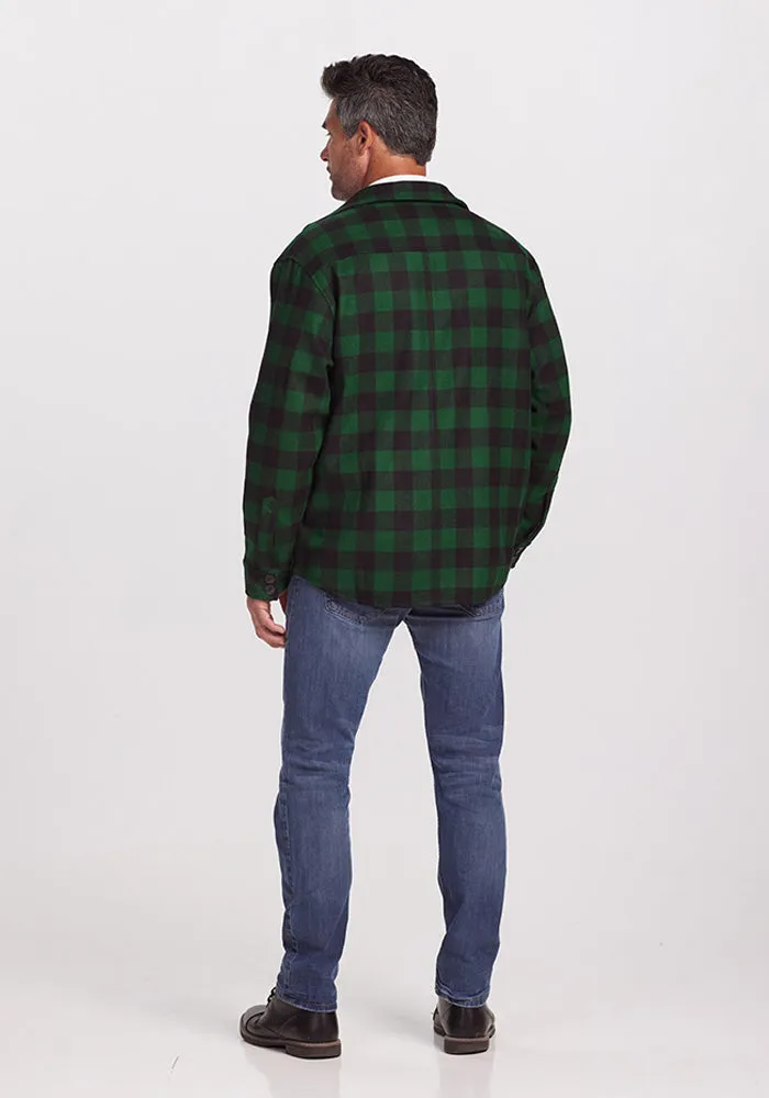 Burlington Jacket - Green Black Plaid