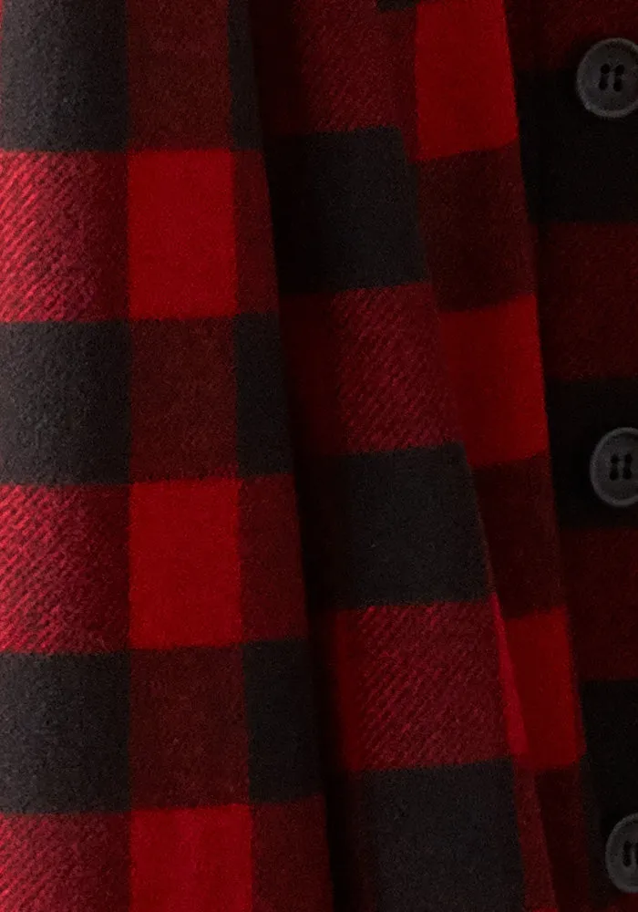 Burlington Jacket - Red Black Plaid