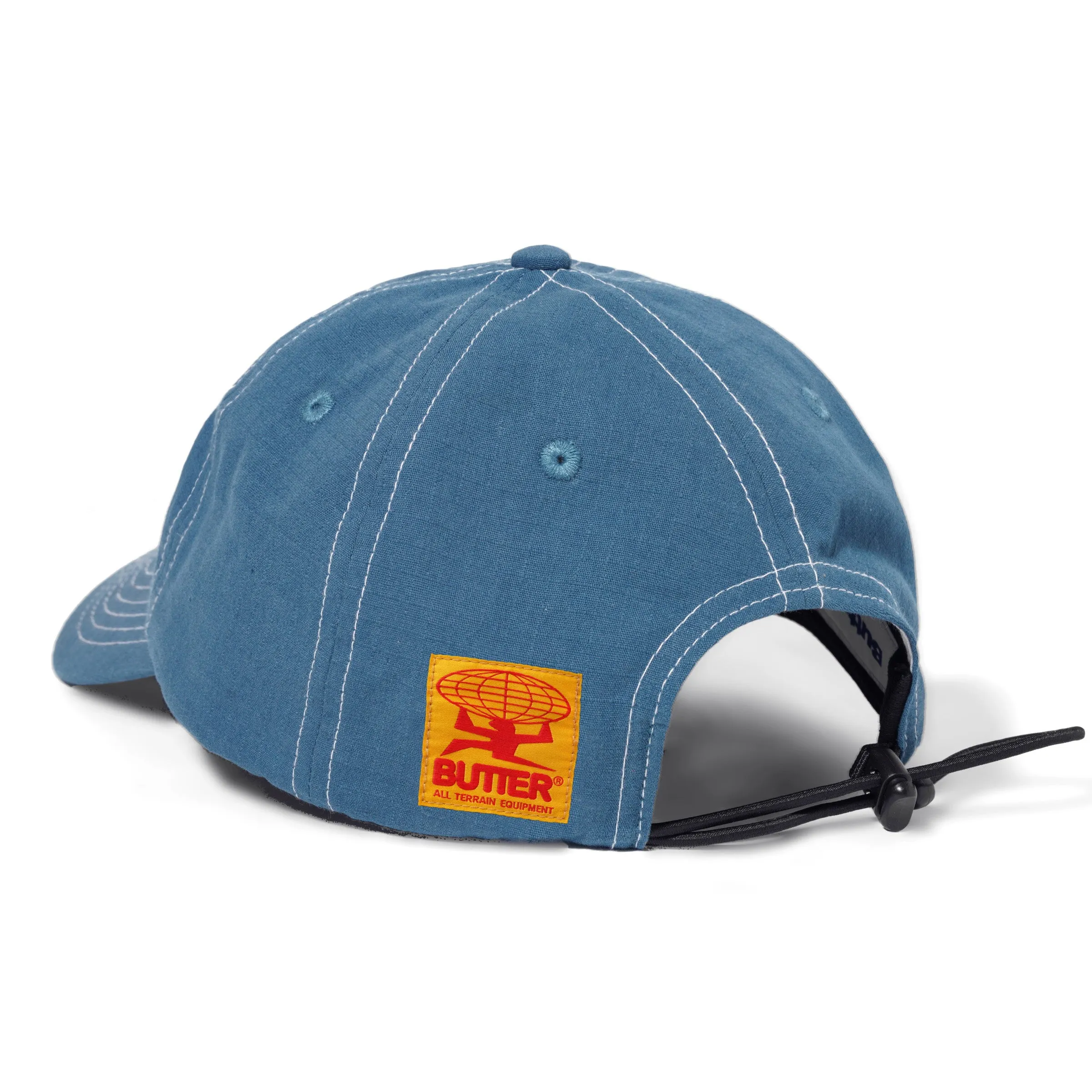 Butter Goods Washed Ripstop 6 Panel Cap Navy