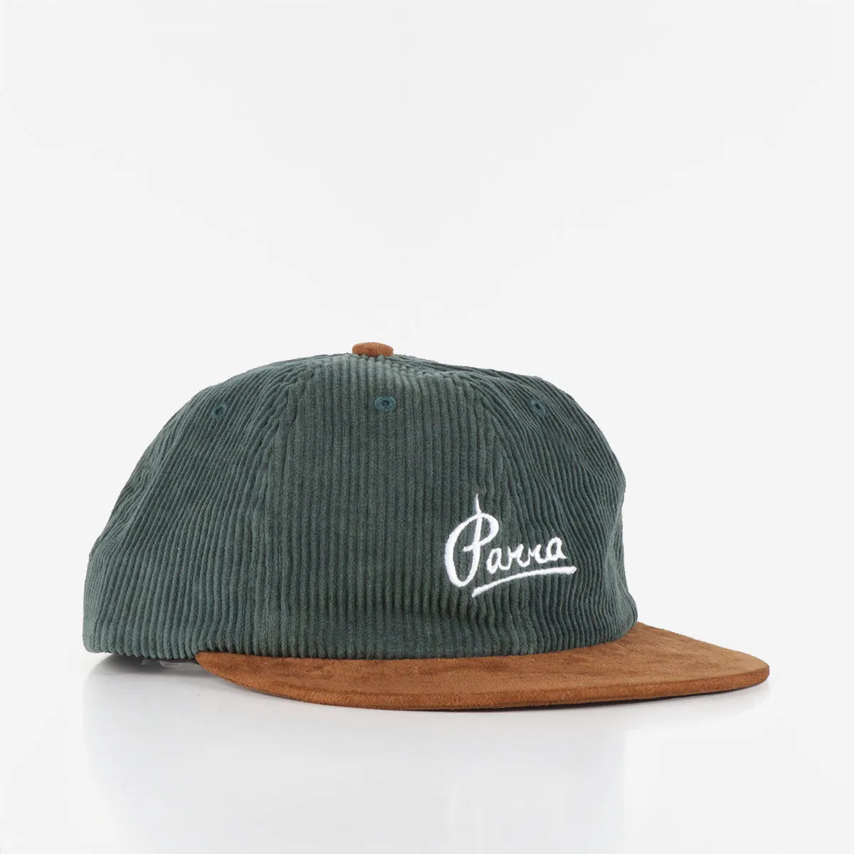 By Parra Painters Script Corduroy 6 Panel Hat