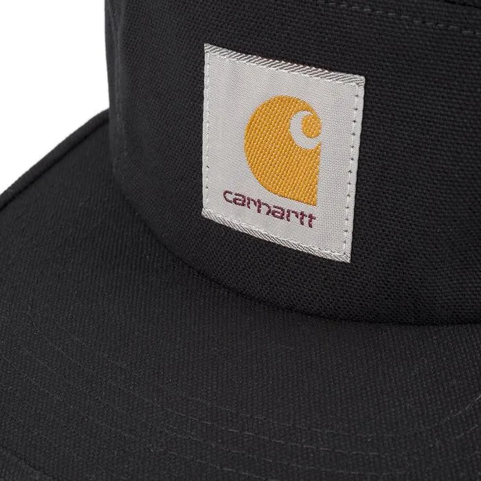 Carhartt WIP Backley 5 panel Snapback Cap - Black