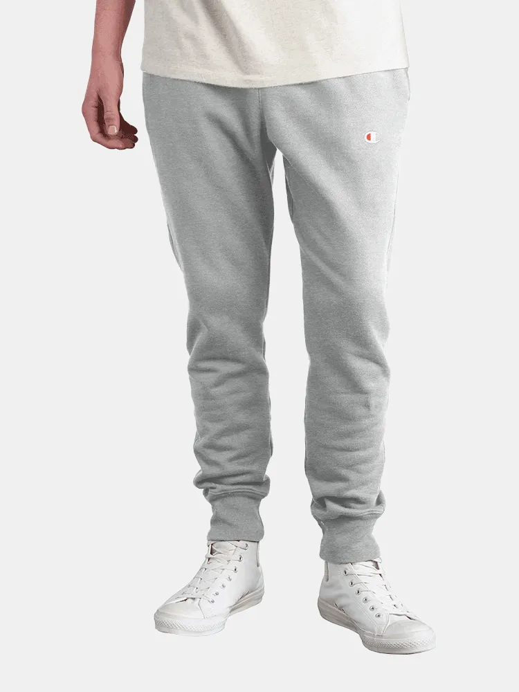 Champion Reverse Weave Small C Jogger - Grey