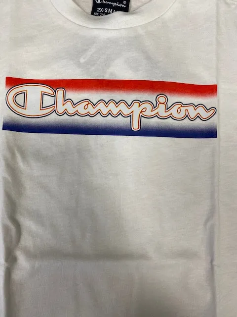 Champion short sleeve t-shirt for boys 305979 WW001 WHT white