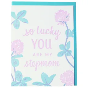 Clover Stepmom Mother's Day Card