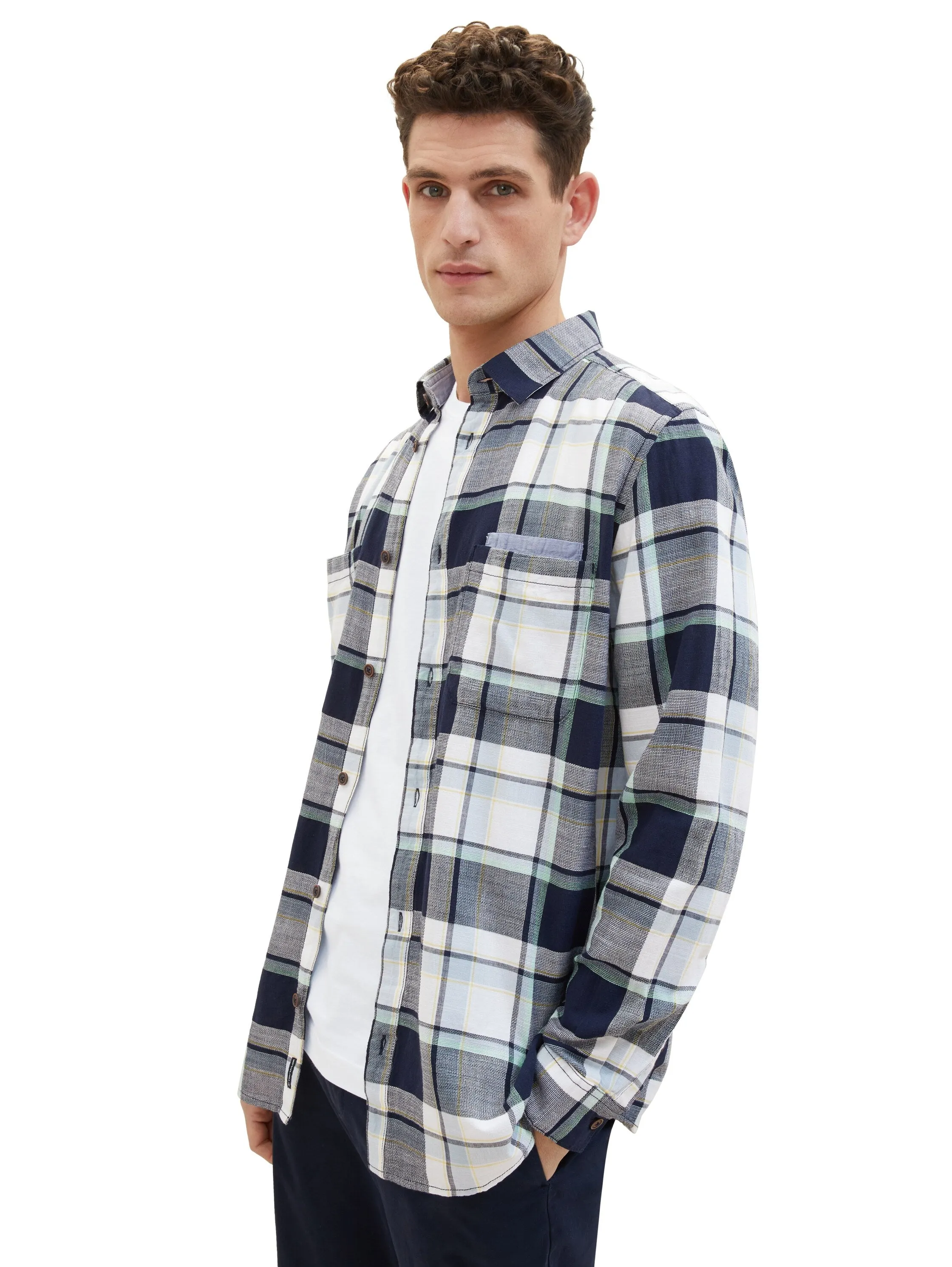 comfort checked shirt