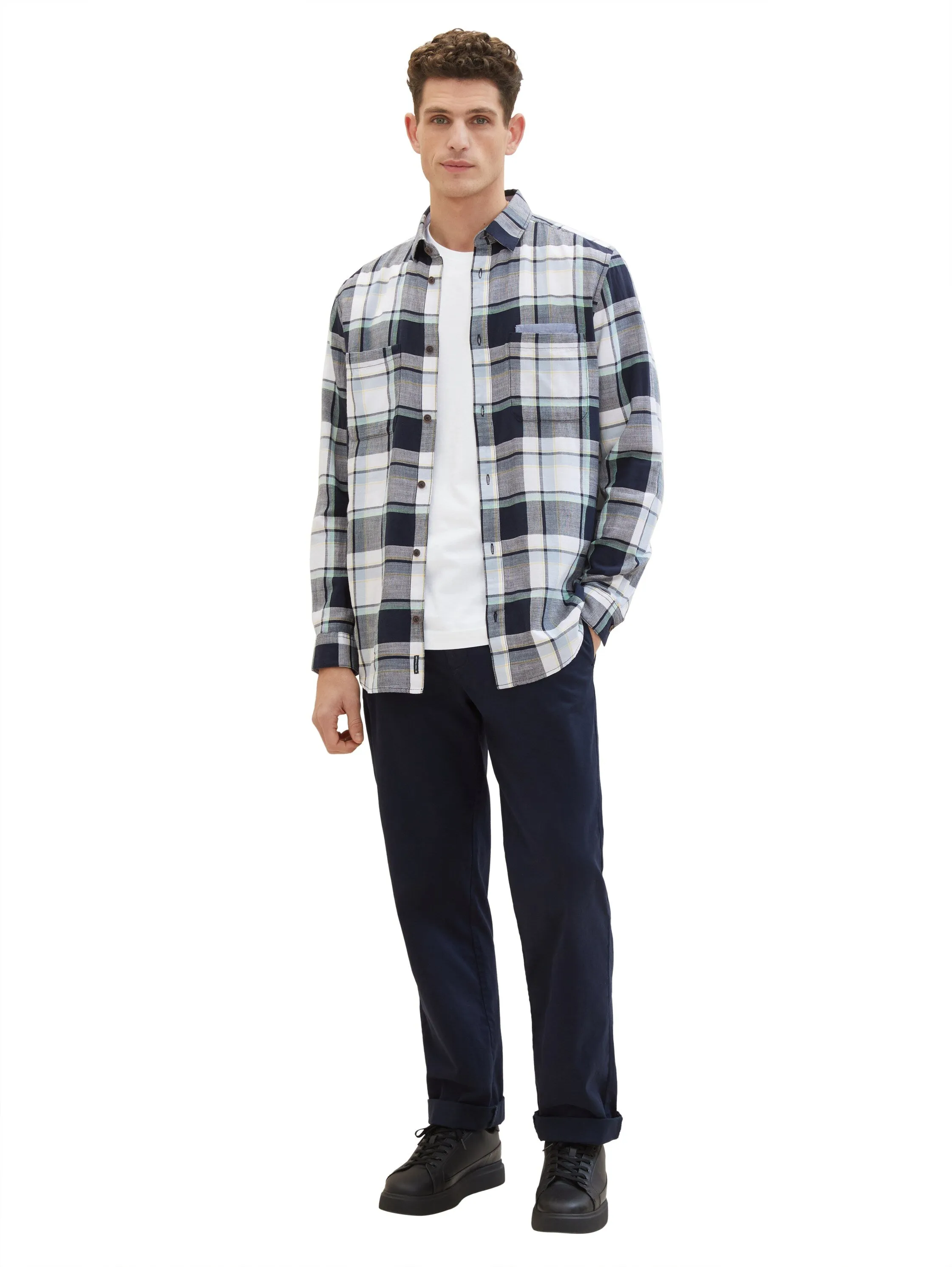 comfort checked shirt