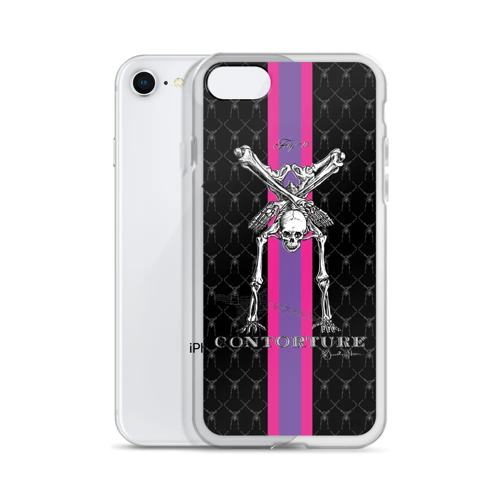 Contorture iPhone Case: SuperStripe Contortion Skeleton