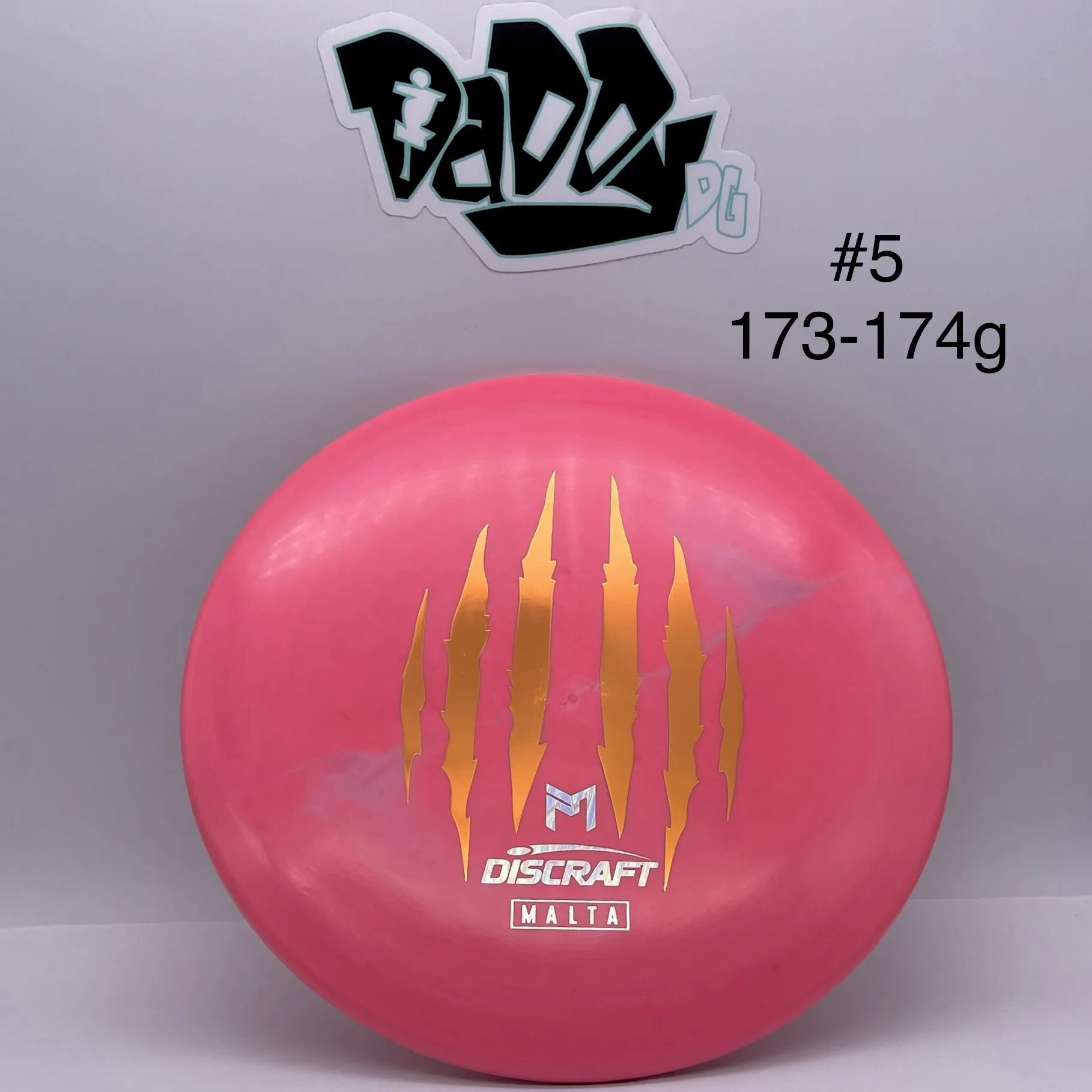 Discraft ESP Malta 2023 Paul McBeth 6x Commemorative Stamped Midrange