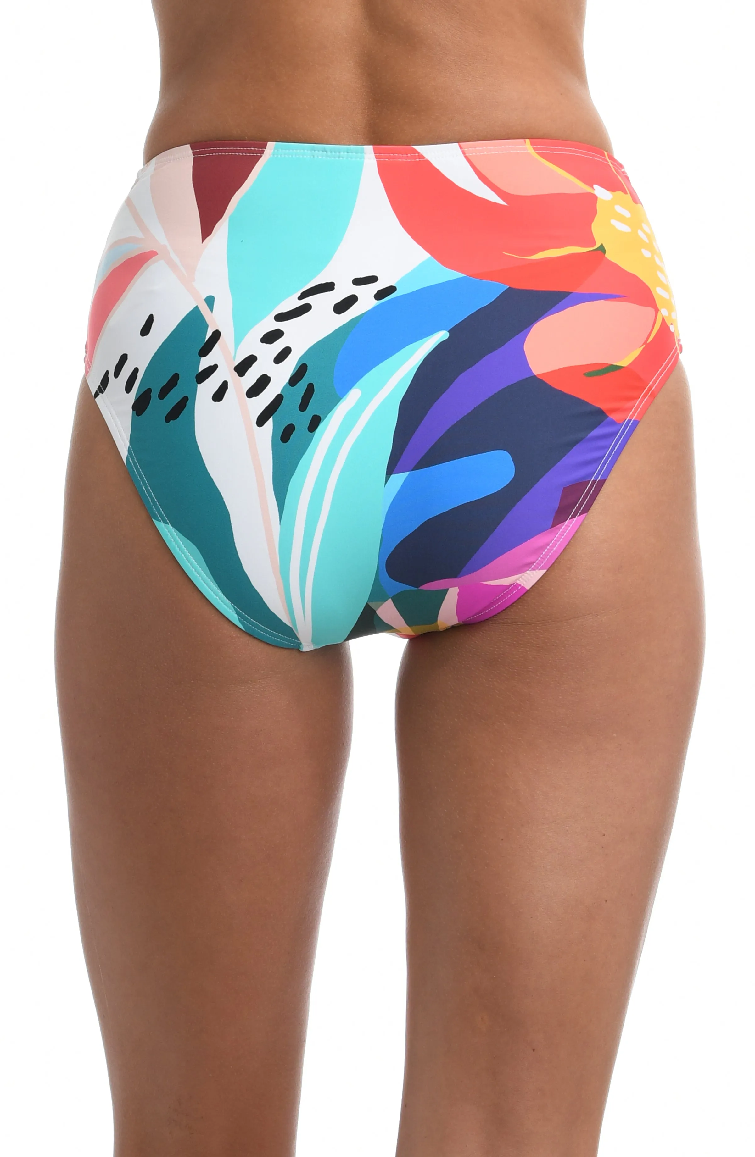 Eclectic Shore V-Front High Waist Bottom - FINAL SALE