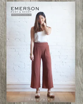 Emerson Pant & Short | Sz 0-18 | Sewing Pattern by True Bias