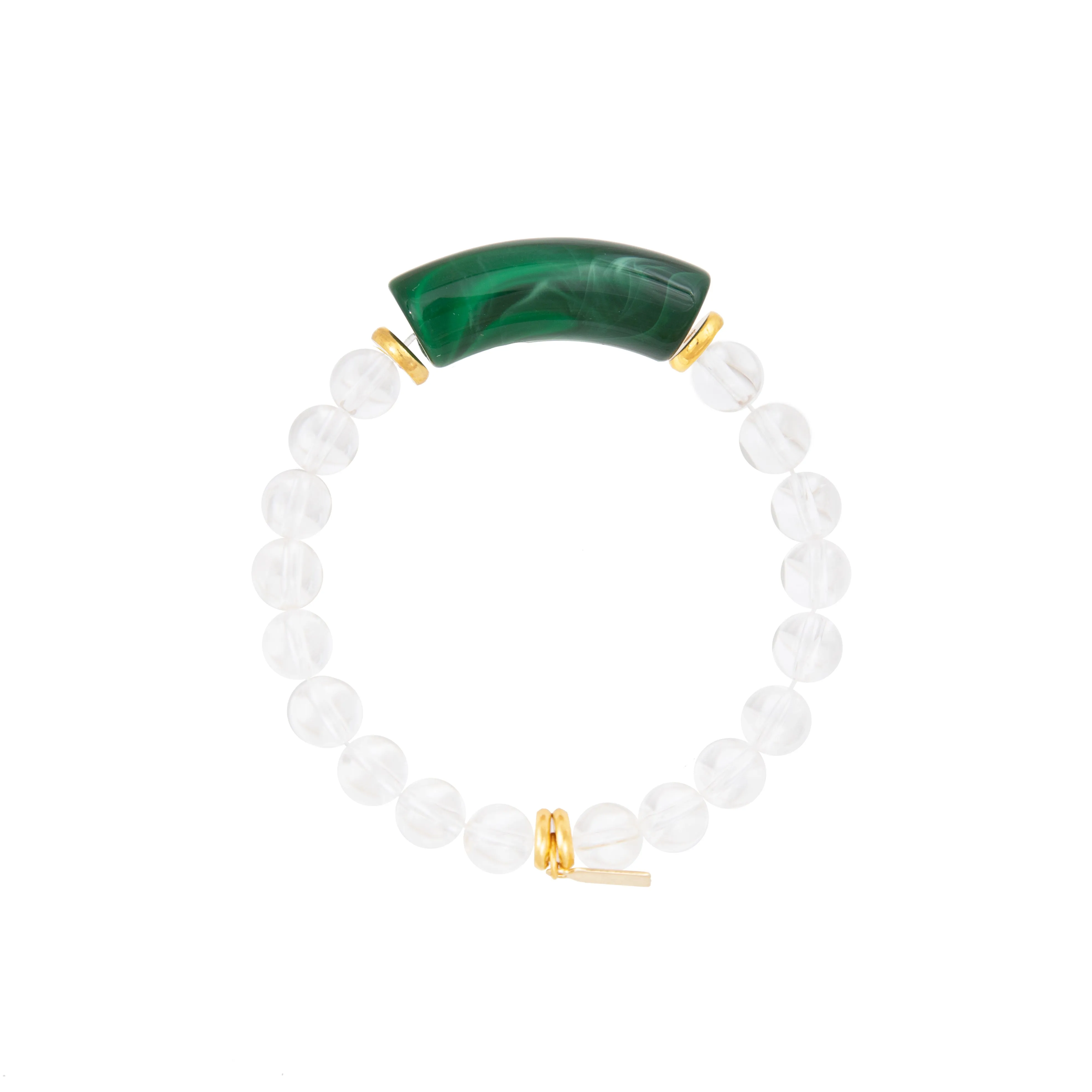 Enamel Bamboo Bubble Bracelet, Air