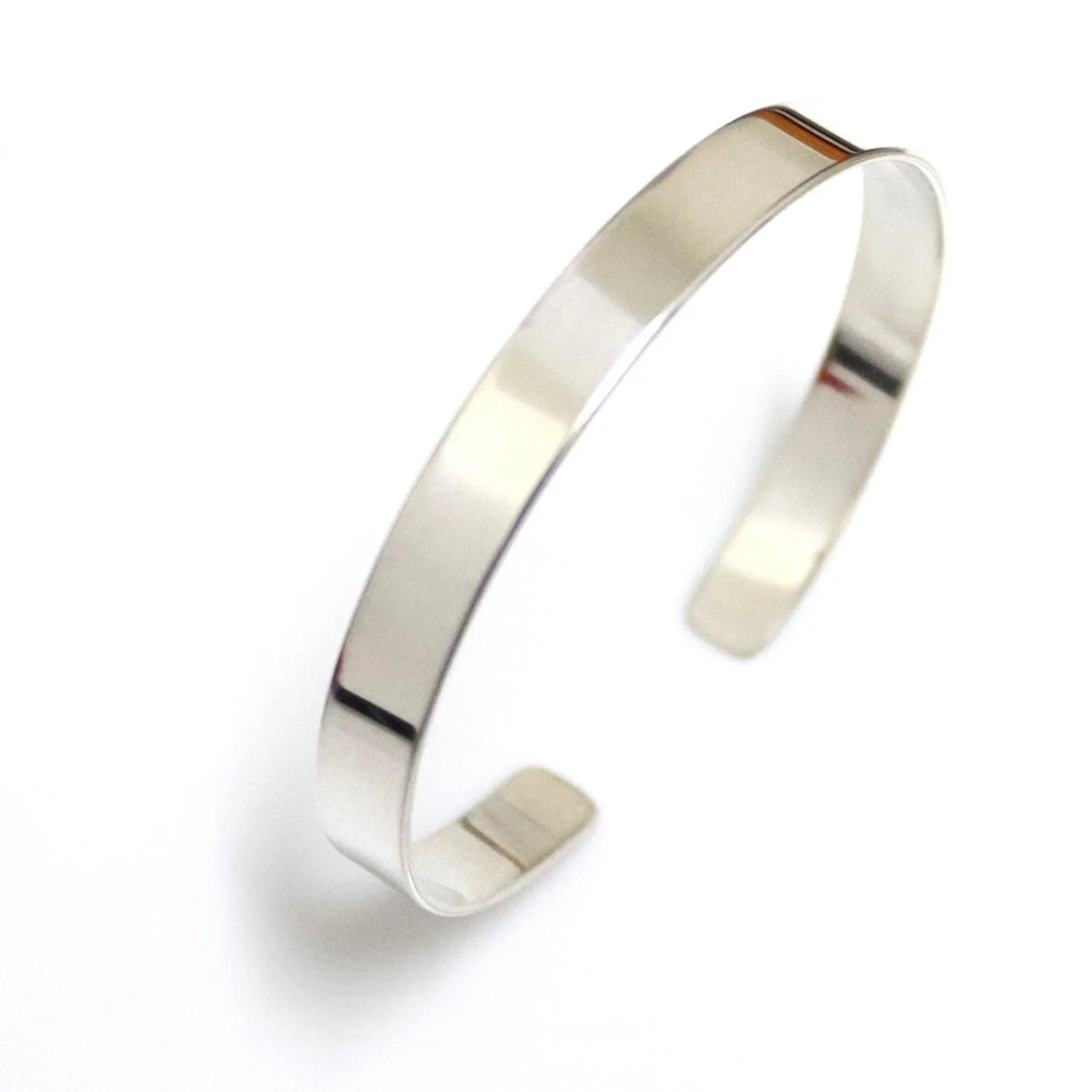 Faith Cuff Bracelet for Men - Personalized 925 Sterling silver Open bangle cuff