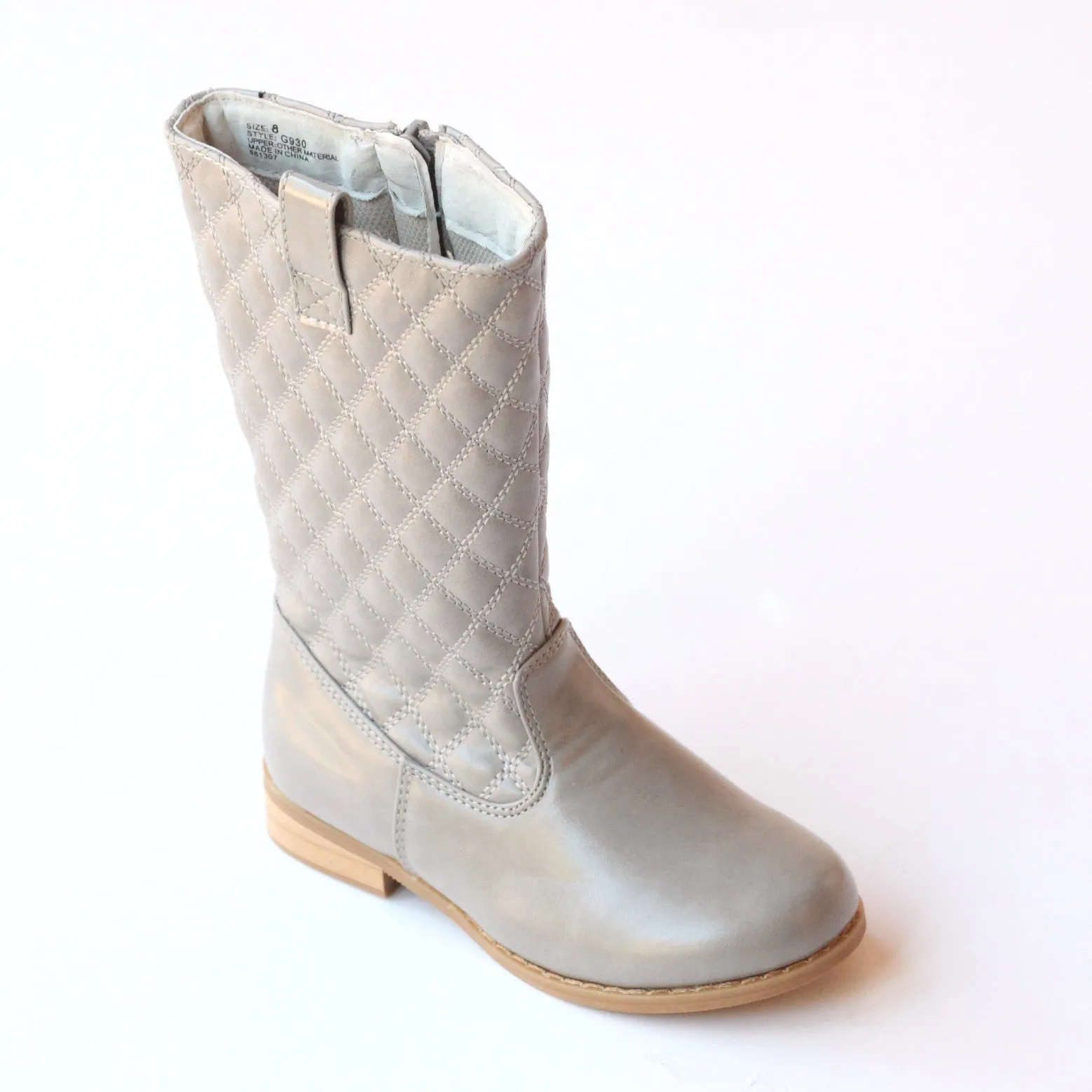 FINAL SALE - L'Amour Girls Quilted Boots