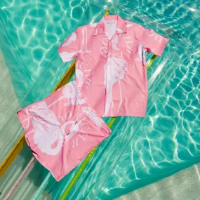 FLAMINGO SILK SET