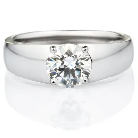 Four Prong Round Brilliant Engagement Ring [Setting Only] - EC023