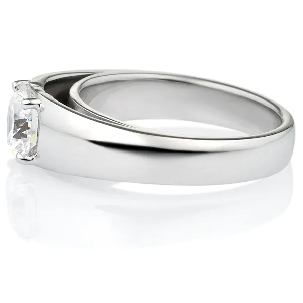 Four Prong Round Brilliant Engagement Ring [Setting Only] - EC023