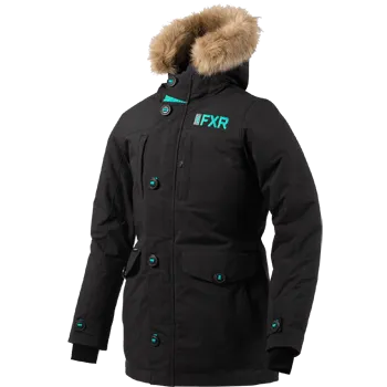 FXR Svalbard Parka Black/Mint