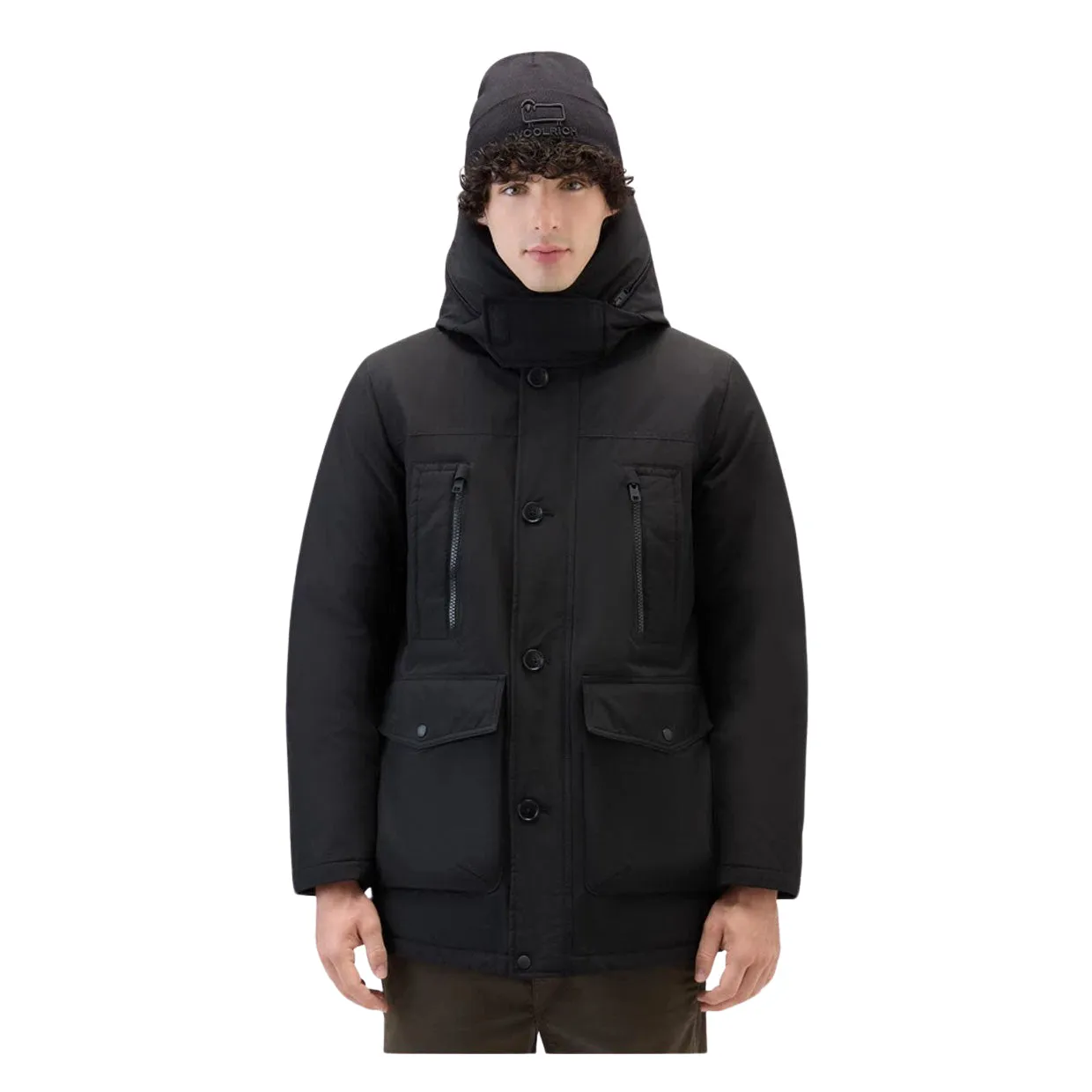 Giubbino Uomo Woolrich Ramar Arctic Parka Nero