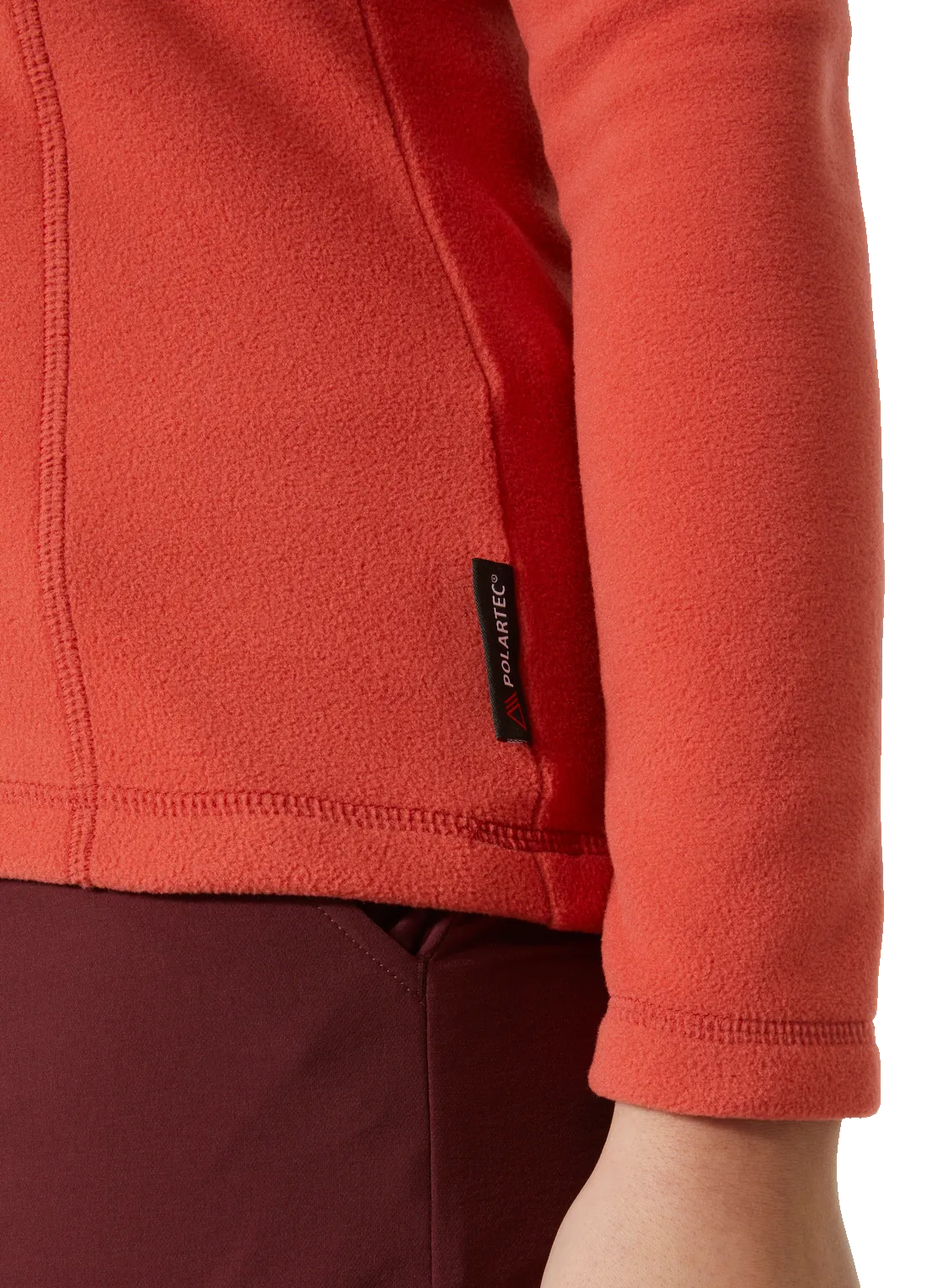 Helly Hansen Women's Daybreaker Polartec Half Zip Fleece Top (Poppy Red)