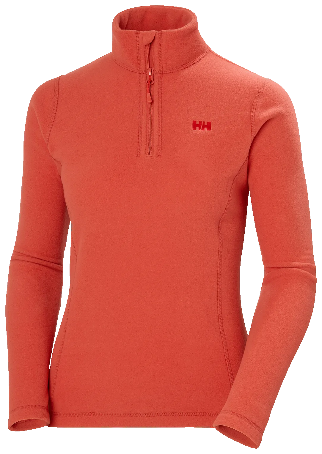 Helly Hansen Women's Daybreaker Polartec Half Zip Fleece Top (Poppy Red)