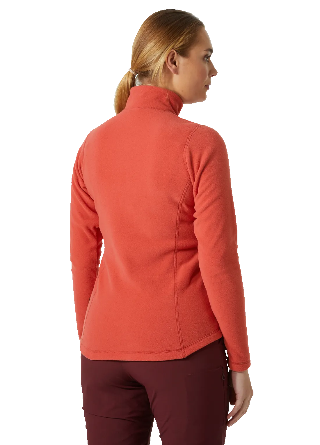 Helly Hansen Women's Daybreaker Polartec Half Zip Fleece Top (Poppy Red)