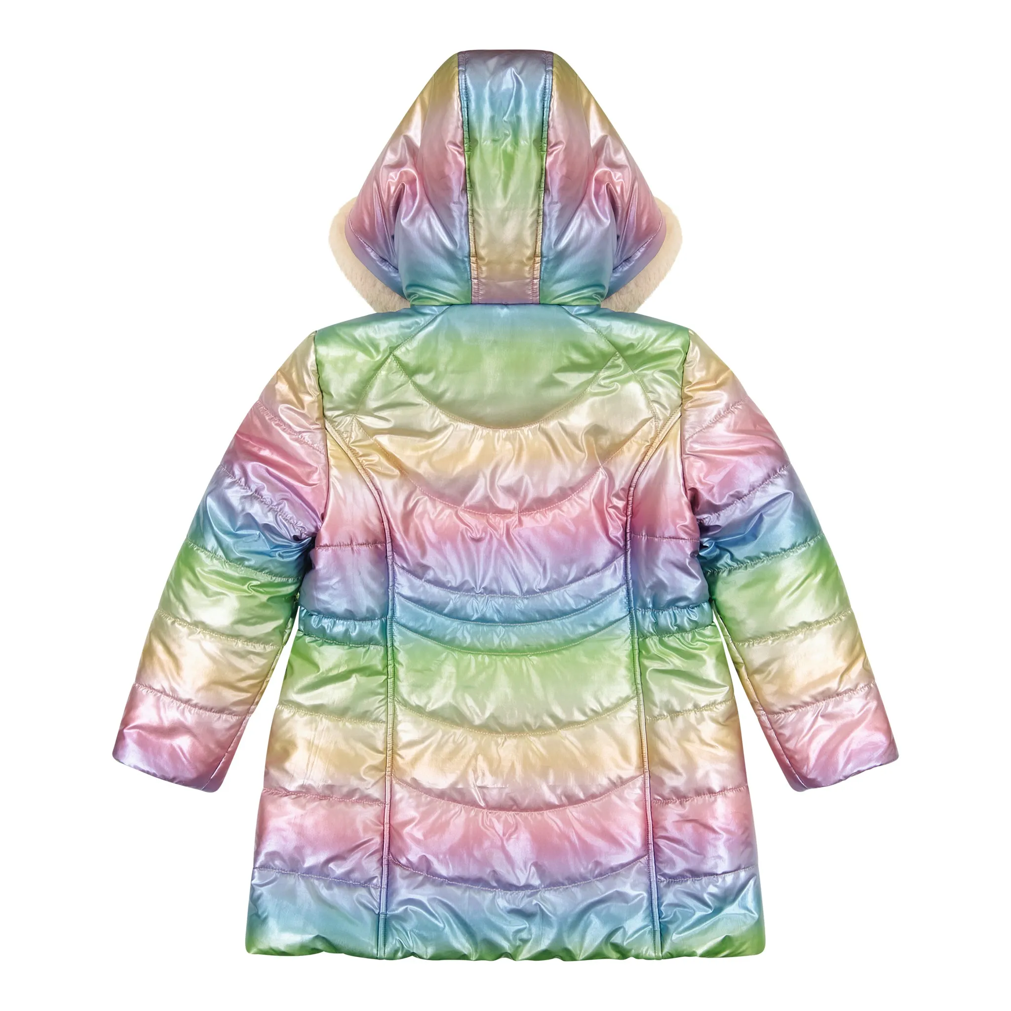 Hooded Parka | Pink Multicolor