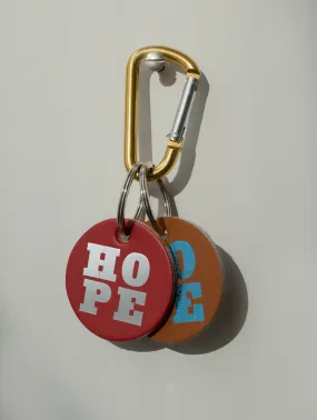 HOPE LEATHER KEY RING