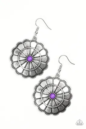 I’m No Wallflower Purple-Earrings