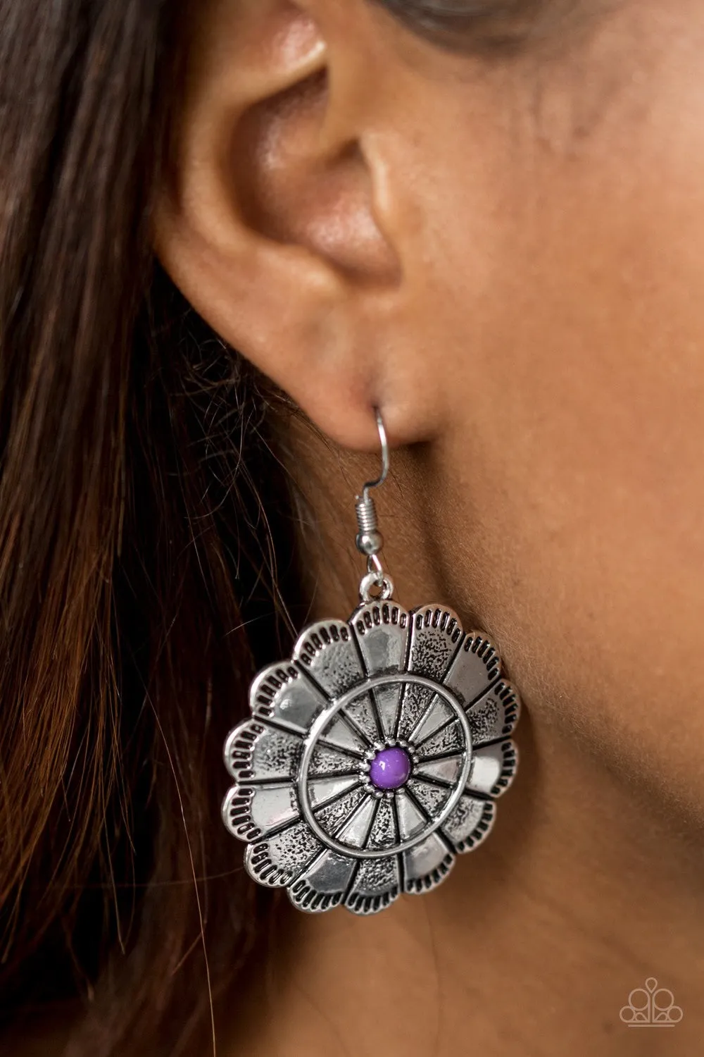 I’m No Wallflower Purple-Earrings