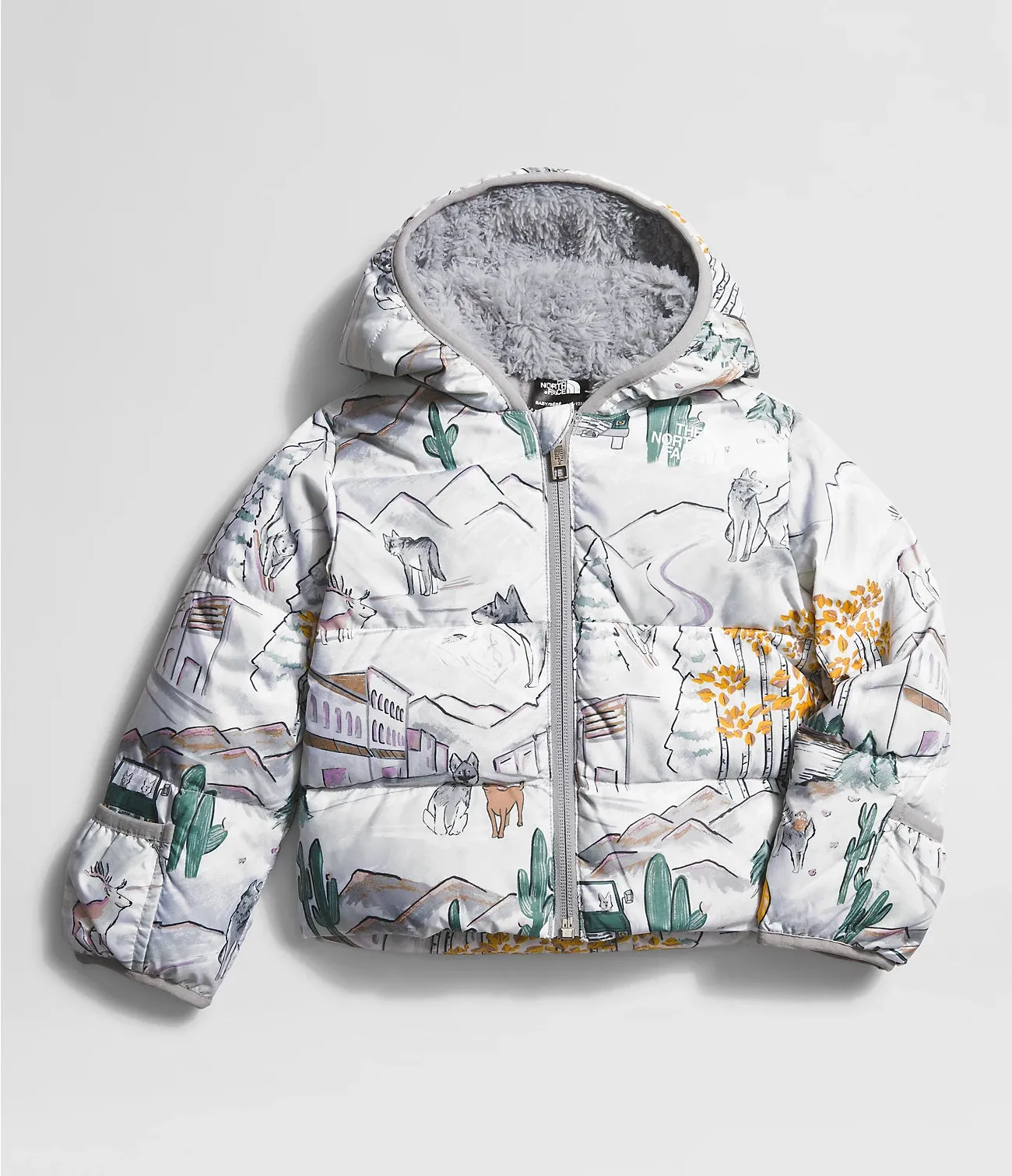 Infants' The North Face | Baby North Down Hoody Jacket | White Print