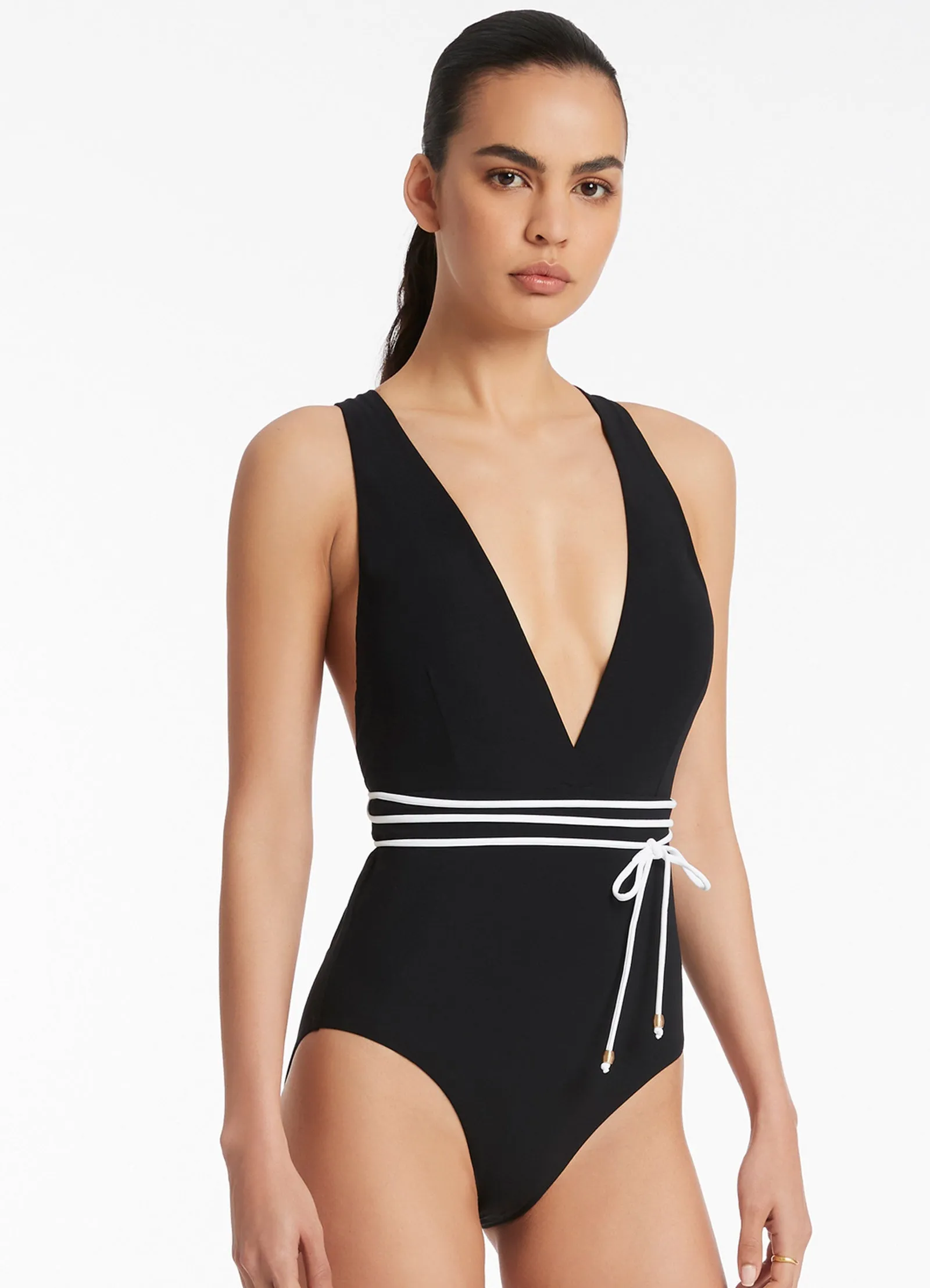 Jetset Plunge One Piece - Black